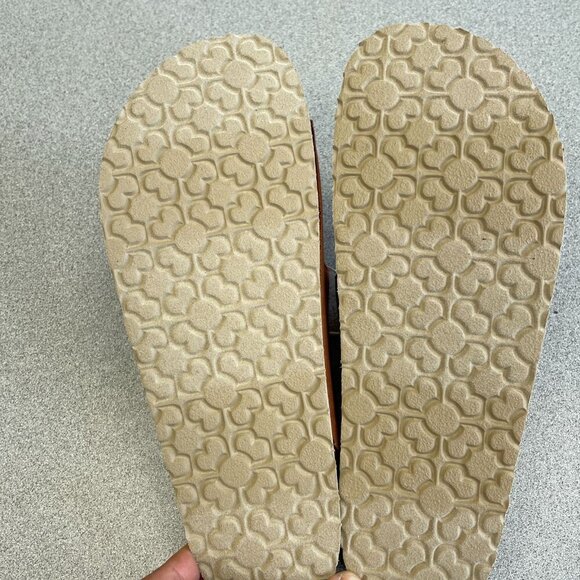 NEW Skechers Women's Size 7 Granola Sandal Luxe Foam Coral Slide - Picture 6 of 7